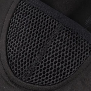Pasamontañas unisex de poliéster a cuadros negro, máscara facial transpirable de malla para deportes al aire libre, talla adulto 52-54cm - Product Image 5
