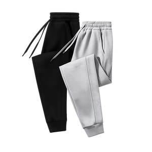 Pantalon de jogging décontracté chaud unisexe en polyester et coton, broderie personnalisée avec logo, prix usine Chine-Bangladesh, OEM - Product Image 1