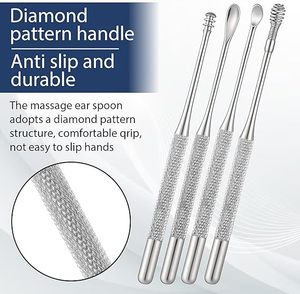 Kit de nettoyage d'oreilles de qualité supérieure, outils de précision en acier inoxydable, sûrs, durables et réutilisables pour une hygiène auriculaire à long terme - Product Image 5