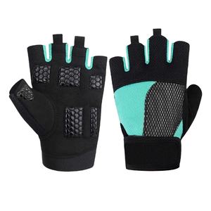 ถุงมือหนังออกกำลังกายฟิตเนส,ถุงมือออกกำลังกายแบบสปอร์ตสำหรับฝึกยกน้ำหนักป้องกันการลื่นระบายอากาศ - Product Image 1