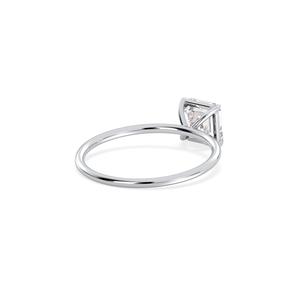 Anillo de Moissanita de 1.12 Quilates con Certificado REYES GRA, Plata de Ley 925, Chapado en Oro Blanco de 14K y 18K, Joyería Fina - Product Image 6