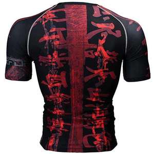 Camiseta Rashguard sin Marca de Bajo MOQ, Mezcla de Spandex, Protección Solar, Etiqueta Privada, Ropa Deportiva - Product Image 3