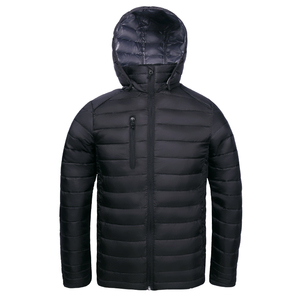 Chaqueta acolchada de alta calidad para hombre, para usar en invierno, abrigo con relleno de algodón y cierre de cremallera, para clima frío. - Product Image 3