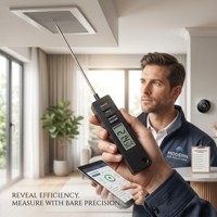 Digitales Edelstahl-Bimetall-Thermometer für Gewerbeküchen mit Sofortanzeige, Temperatursensor für Köche und Catering, Max-Min-Anzeige