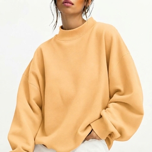 Sudadera Personalizada de Cuello Alto para Mujer, Tallas Grandes, Estilo Cómodo, Diferentes Colores, Lisa, Ecológica, de Secado Rápido - Product Image 3