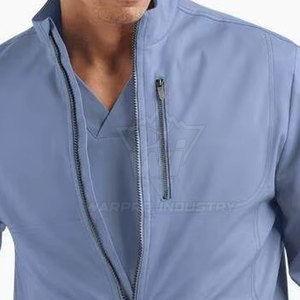Medical Scrub Jacket Polyester Cotton Hospital Uniform Breathable Healthcare Clinic Laboratory Apparel OEM Available - Product Image 6