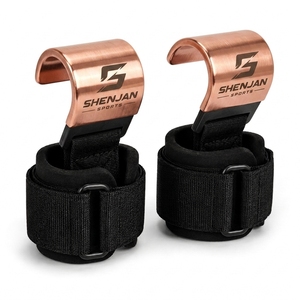 Protection Heavy Duty Custom Wholesale Neoprene Powerlifting Hooks Deadlift Pull Ups Training Non-Slip Adjustable Professional - Product Image 3