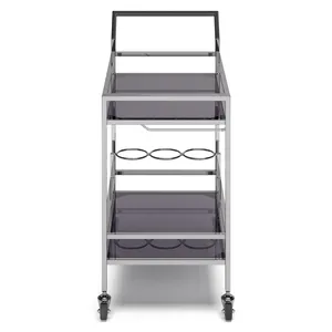 Handmade Metal Trolley Modern Bar Cart Serving Furniture Premium Quality for Home Hotel Restaurant and CateringLuxury Handmade - Product Image 4