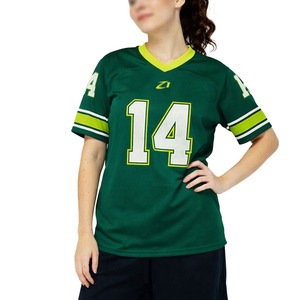 Maillot de football américain en mesh respirant unisexe à col en V, kit d'entraînement personnalisable par sublimation avec nom d'équipe, design uni sur mesure - Product Image 6