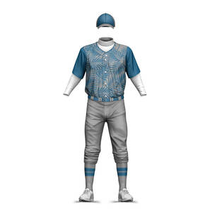 Wholesale Men's <b>Baseball</b> Uniform Best Material Breathable Feature Printed <b>Sets</b> Embroidery Sublimation Techniques for Softball - Product Image 2
