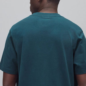 Modèle à épaules tombantes pour les acheteurs en gros à prix avantageux avec logo personnalisé, couleur unie et col rond, style décontracté - Product Image 5