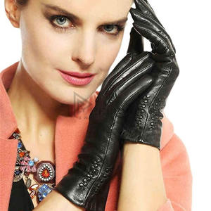 Guantes de Motocicleta de Cuero de Primera Calidad, Piel de Cabra, Protección para Conducir, Transpirables, al por Mayor - Product Image 6