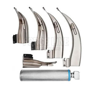 Laringoscopio reutilizable con hoja de acero inoxidable y mango LED para cirugía hospitalaria, laringoscopio de fibra óptica LED - Product Image 6