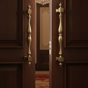 Solarius Brass Long <b>Door</b> <b>Pull</b> Modern Luxury Entry <b>Handle</b> for Main <b>Door</b> Interiors Ambidextrous - Product Image 3