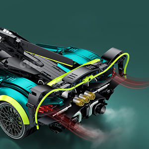 3328 Piezas, Bloques de Construcción de Superauto Valkyrie Técnico 1/8, GULY 10658, Modelo de Auto Deportivo RC, Ladrillos de Juguete para Adultos, Regalos - Product Image 2