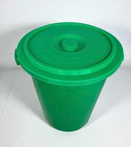 High Quality <b>Food</b> Grade Round Rice <b>Storage</b> Barrel <b>Plastic</b> Grain <b>Storage</b> Container With Measuring Tool International Wholesale - Product Image 1