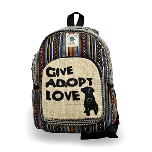 Sac à dos promotionnel en coton et chanvre - Product Image 1