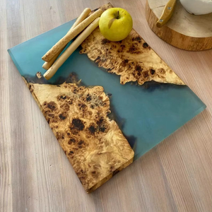 Modern Wooden <b>Platter</b> For Dry Fruits Serving Elegant Table Centerpiece <b>Platter</b> Home Dining And Party Decoration Use From India - Product Image 1