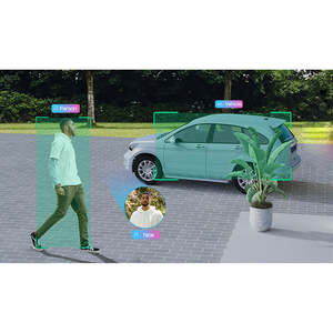 Système de caméra de sécurité POE 16 canaux avec résolution 4K, caméra de sécurité POE 16 canaux avec lumière d'alarme rouge et bleue - Product Image 2