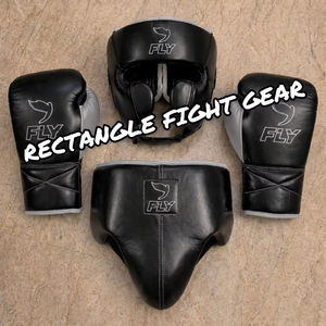 Ensemble de boxe personnalisé de haute qualité en cuir véritable, avec lacets, équipement de combat confortable pour le taekwondo et le sparring, protection intégrée - Product Image 1