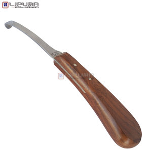 Cuchillo para Pezuñas de Caballos LIPUMA EDGELINE, Herramienta de Herrador, Hoja Estrecha de 22 cm, Acero Inoxidable Quirúrgico Veterinario, Cortador para Recortar Pezuñas de Caballos - Product Image 3