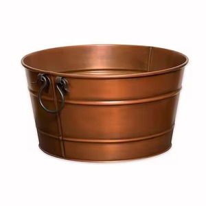 Bac à glace en métal pour service, seau isotherme en acier inoxydable pour fêtes, refroidisseur de vin et de bière pour bar - Product Image 3