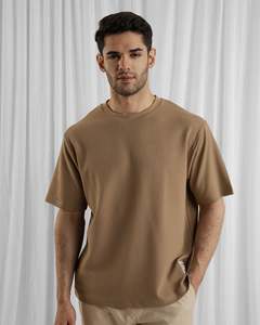 เสื้อยืดแขนสั้นผู้ชายคุณภาพสูง ผ้าฝ้ายนุ่ม สวมใส่สบาย ออกแบบพิมพ์ลายได้ตามต้องการ รับผลิตแบบ OEM - Product Image 2