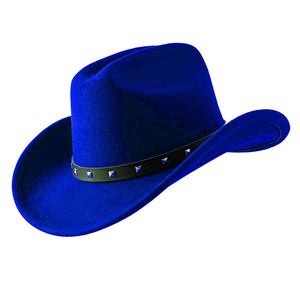 Sombrero de Vaquero de Cuero Genuino Premium para Hombre con Ala Ancha Curvada, Estilo Occidental Clásico y Diseño Elegante para Exteriores - Product Image 1