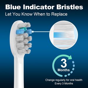 Total Mouth Guard Round Replacement <b>Toothbrush</b> <b>Heads</b> Generic for Oral Bs Electric Refills Wholesale OEM Factory - Product Image 4