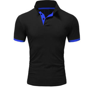 Polo de Estilo Elevado para Hombre, Transpirable, de Algodón Elástico, Corte Moderno e Informal - Product Image 3