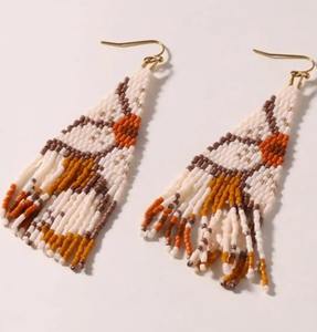 Pendientes de cuentas Miyuki de alta calidad, hechos a mano, estilo bohemio, disponibles para la venta. - Product Image 5