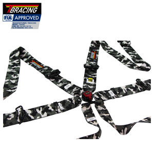 Arnés de Seguridad para Automóviles de Carreras de 6 Puntos Aprobado por la FIA SFI, Cinta de Poliéster de Alta Resistencia TBRACING ECO-A de 3 Pulgadas - Product Image 3