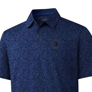 Maßgefertigtes Bedrucktes Gestricktes Spandex-Baumwoll-Damenhemd mit Neckholder-Kragen Dehnbares Atmungsaktives Langarm-Freizeithemd für Golf Alle Jahreszeiten OEM ODM - Product Image 5