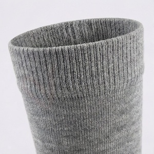 <b>Men's</b> <b>Knee</b> <b>High</b> <b>Socks</b> Solid Gray Knitted Breathable Spandex Polyester Sports Autumn Regular Style - Product Image 4