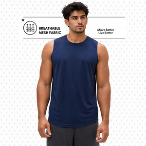 <b>Men's</b> Athletic Tank Top Custom Spandex Cotton Eco-Friendly Floral Pattern Crew Neck Gym Muscle <b>Vest</b> Quick Dry Breathable Digital - Product Image 2