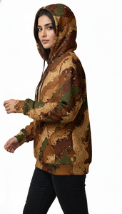 Sweat à capuche unisexe oversize décontracté urbain pour l'hiver avec broderie et impression par sublimation pour les marques avant-gardistes - Product Image 4