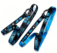 Sangle de cou personnalisable en polyester pour support de lightstick, avec trous pour porte-clés, pour concerts et tournées, style mode