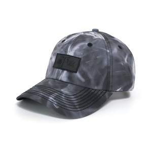 Baseball Cap 6-Panel Fitted <b>Hat</b> Gray Tie-Dye Satin Unisex Casual Wear Four Seasons Adult Size 58-60CM - Product Image 1