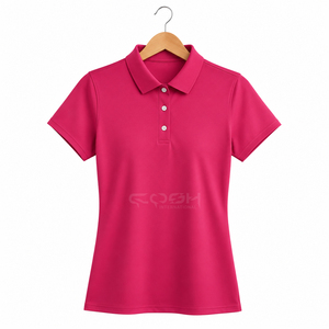 Polo personnalisé pour femme, manches courtes, de qualité supérieure, pour le golf, OEM, ODM, marque privée, uniforme d'entreprise, vêtements décontractés - Product Image 1