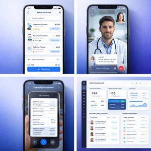 Smart Pharmacy Mobile App with Doctor Consultation for Medicine Ordering Prescription Management and Real-Time Health Support - Product Image 6