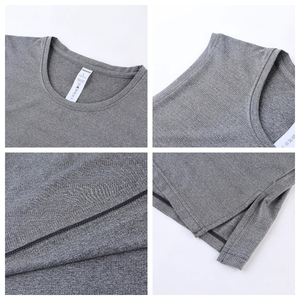 ARTIZ INTERNATIONAL Débardeur côtelé homme en polyester/coton, imprimé personnalisé, anti-boulochage, respirant, séchage rapide, col en U, sans manches - Product Image 6