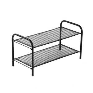 Zapatero Metálico de Tres Niveles, Organizador de Almacenamiento con Diseño de Estructura, Estante para Zapatos que Ahorra Espacio para Entrada, Dormitorio, Sala de Estar - Product Image 6
