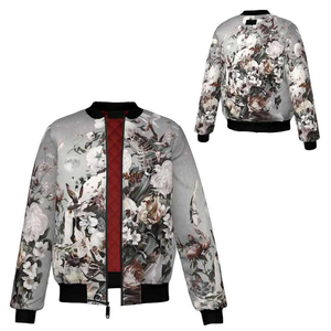 Chaqueta Bomber Varsity Unisex Personalizada OEM con Estampado Digital, Cortavientos de Invierno con Cierre, Venta al Por Mayor - Product Image 6