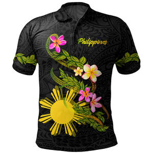 Chemise à manches longues pour homme Pinoy Ako, design uni, tricotée, respirante, en polyester, coupe décontractée, taille standard - Product Image 1