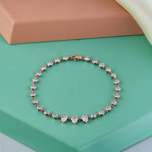 Diamond Bezel <b>Set</b> Bracelet & <b>Bangle</b> Premium Product Category - Product Image 1