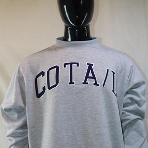 Sudadera COTA con cuello simulado, 450 GSM, nombre personalizado, bordado en aplique, corte holgado, 100% algodón, felpa francesa. - Product Image 6