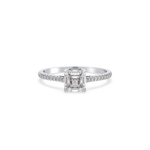 แหวนเพชรเดี่ยว REYES ทำมือจากทองคำแท้ 14K เพชร HPHT CVD ผลิตในห้องปฏิบัติการ สำหรับสุภาพสตรี เครื่องประดับหรูหรา - Product Image 2