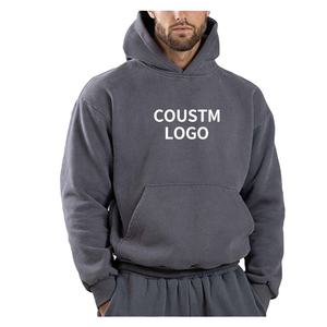 Chándal con Capucha de Felpa, Estilo Urbano, 100% Algodón, Transpirable, Resistente al Viento, Ecológico, con Cordón Ajustable para Primavera - Product Image 1