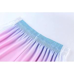 Ensemble de maillots de basket-ball unisexe imprimés par sublimation, dégradé de couleurs, sans manches, col en V, évacuation de l'humidité, séchage rapide, respirant, 100% - Product Image 2