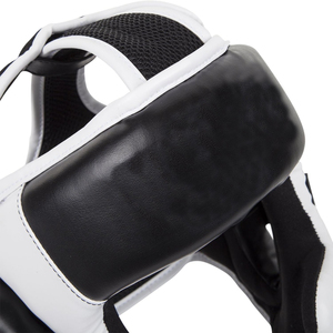 Full Face Boxing Head Guard Leather MMA Taekwondo Kickboxing Sparring Helmet Adjustable Breathable Protection - Product Image 3